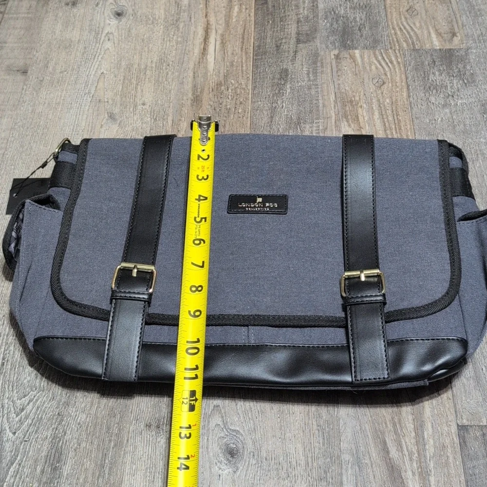 London Fog 100th Anniversary Edition Canvas Messenger Bag